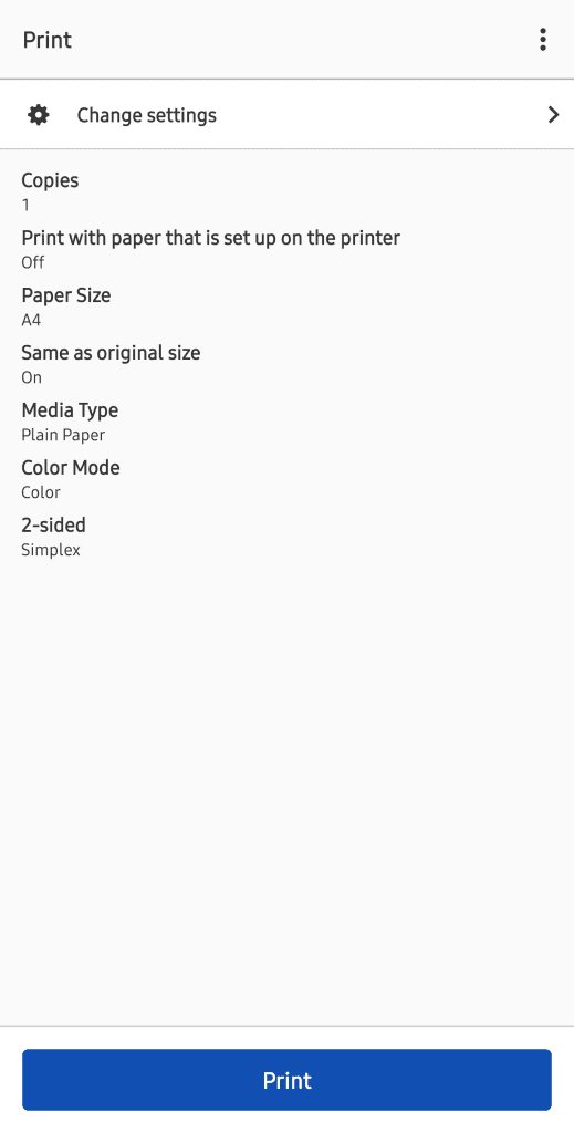 Printer Properties