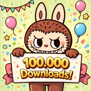 10만 다운로드 감사