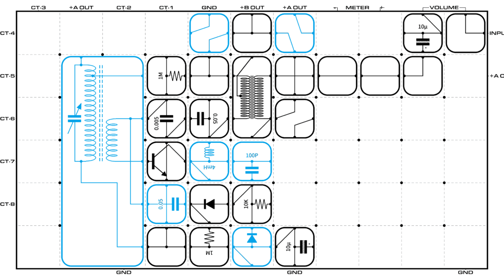 FX+ST 회로 리플렉스 1석 + IC 앰프 라디오 (트랜스 부하)