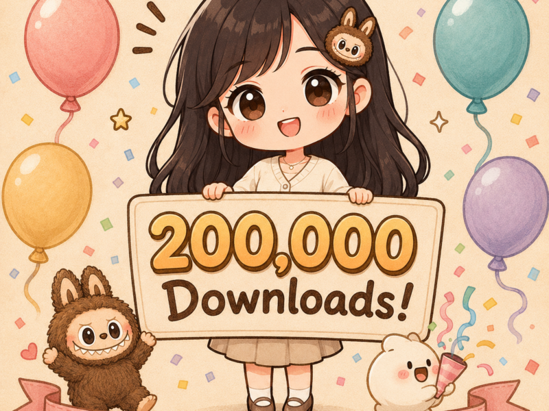 200K Downloads by Moka