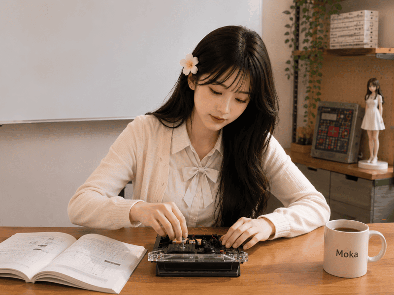 전자블록과 모카